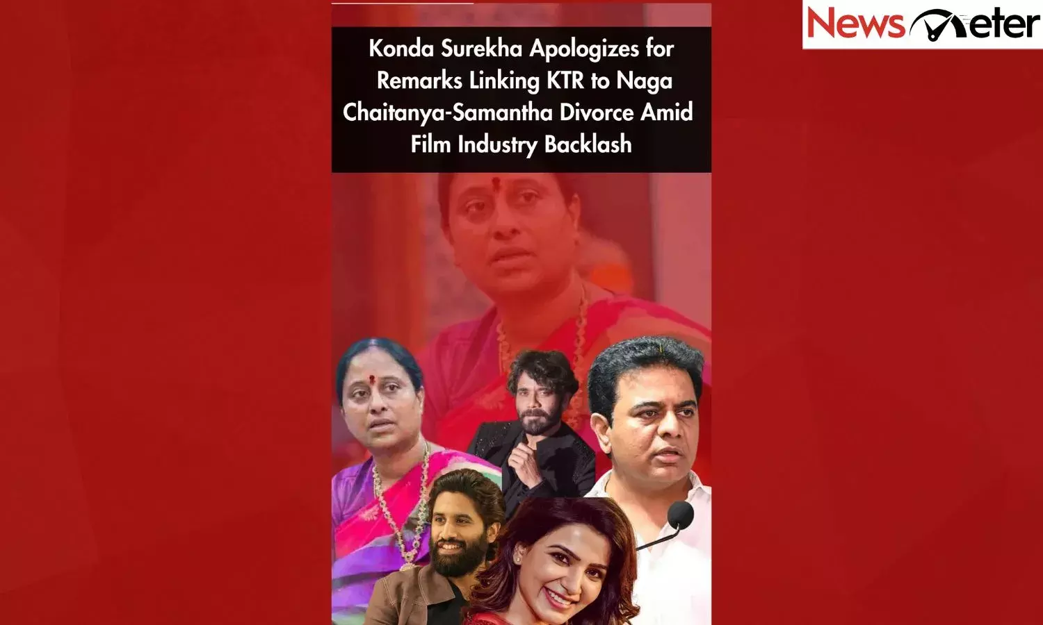Konda Surekha Apologizes for Remarks Linking KTR to Naga Chaitanya-Samantha Divorce