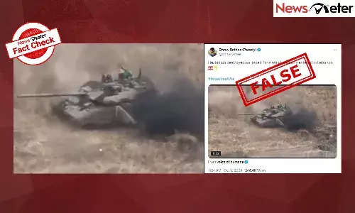 Fact Check: Old video of Ukraine destroying Russiaās tank passed off as Hezbollahs attack on Israel