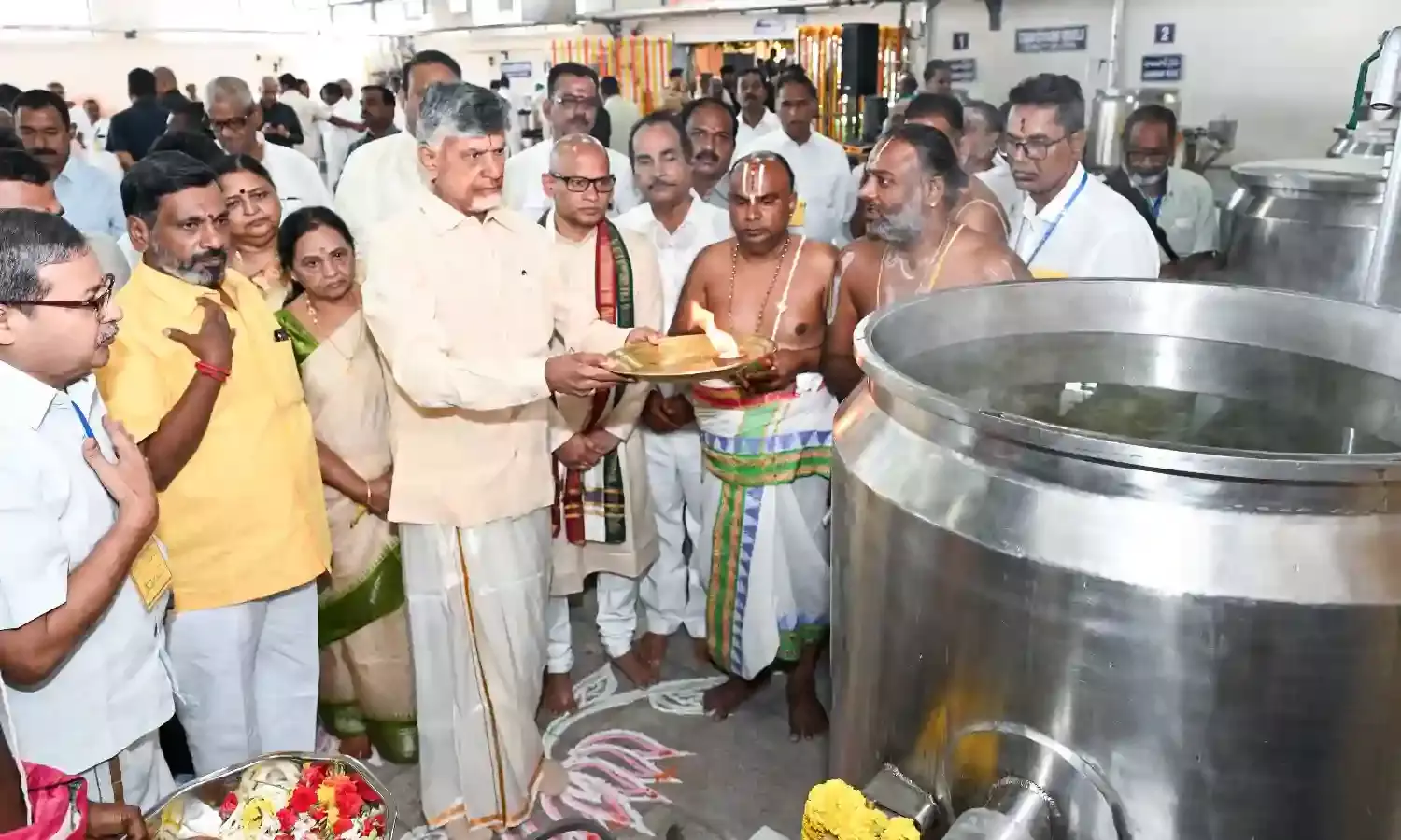 Samber rice to upma: Naidu inaugurates Rs.13.45 Cr kitchen near Panchajanyam Rest House in Tirumala