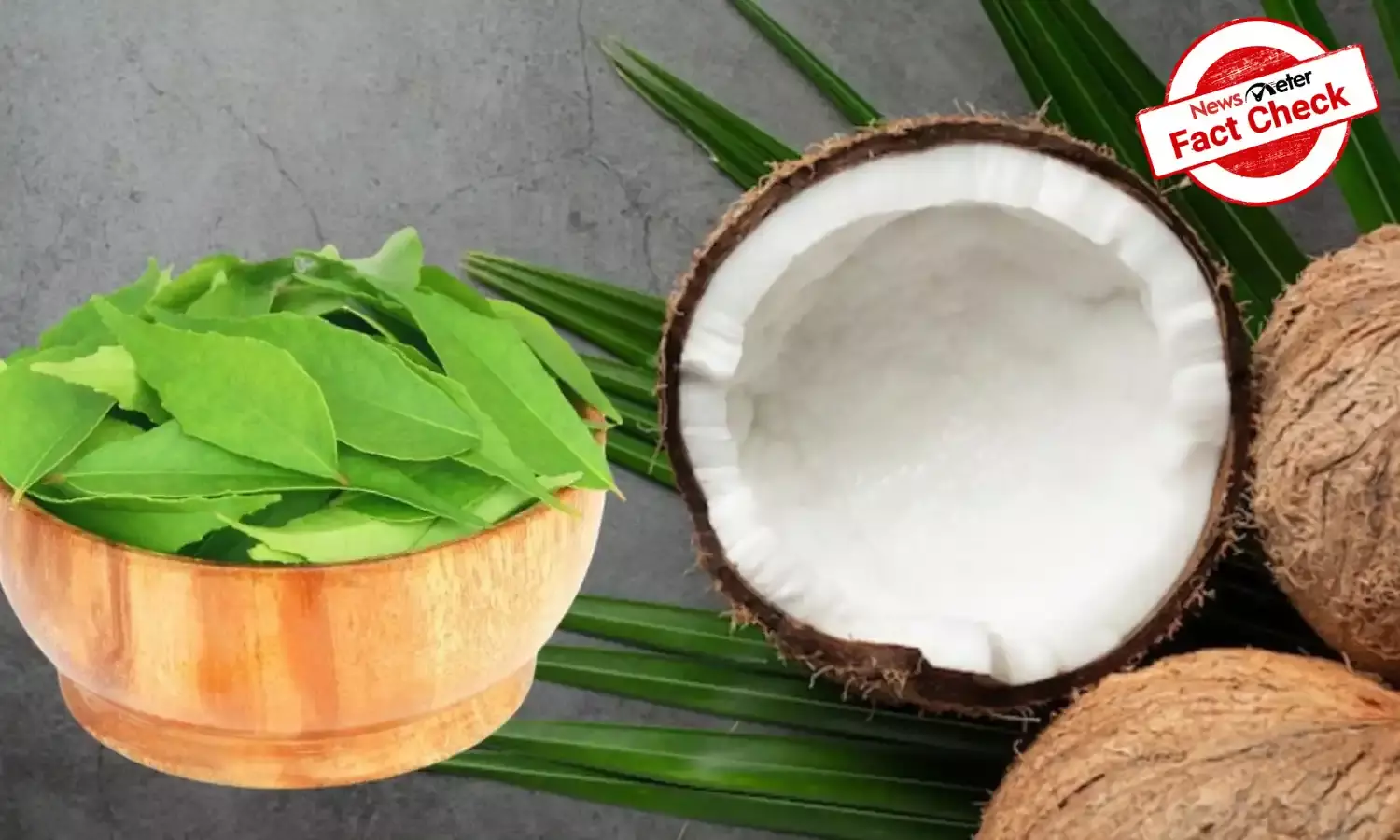 Fact Check: Video promoting mixture of curry leaves, coconut milk and jaggery as cure for hair fall, ulcers is misleading