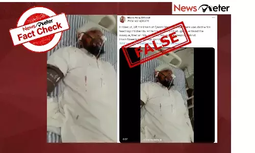 Fact Check: Shooting incident of Imam in UP’s Meerut shared with communal twist