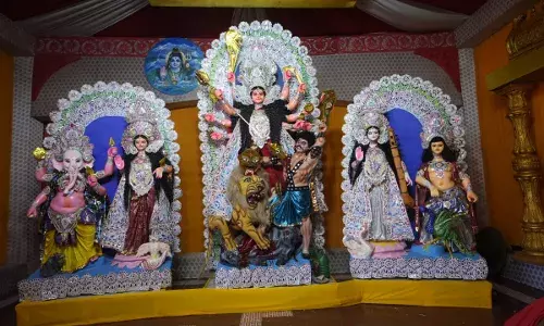 A mélange of cultures: How Waltair Kali Bari celebrates Durga Puja in Vizag