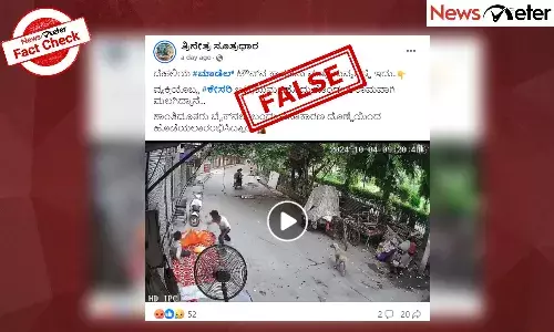 Fact Check: ವ್ಯಕ್ತಿಯೋರ್ವ ಕೇಸರಿ ಬಟ್ಟೆ ಹೊದ್ದುಕೊಂಡು ಮಲಗಿದ್ದಕ್ಕೆ ಮುಸ್ಲಿಮರು ದೊಣ್ಣೆಯಿಂದ ಹೊಡೆದಿದ್ದು ನಿಜವೇ?
