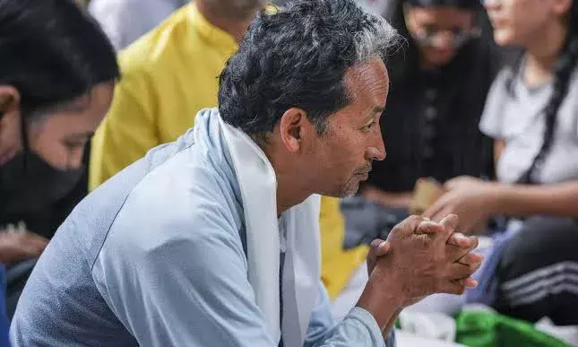 Wangchuk, 20 others detained for protesting outside Delhis Ladakh Bhawan