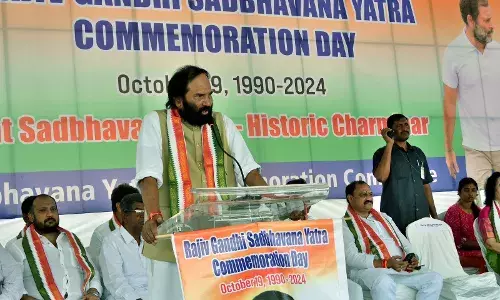 Hyderabad: Minister Uttam warns people against BJP’s ‘divisive politics’