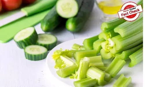 Fact Check: Blood sugar, obesity cannot be reduced by celery stick recipe; lifestyle changes mandatory