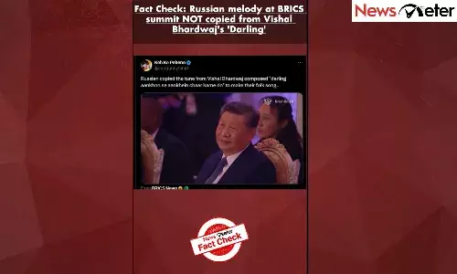 Fact Check: Russian melody at BRICS summit NOT copied from Vishal Bhardwajs Darling