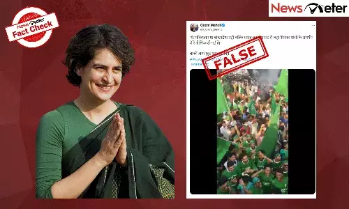 Fact Check: Old video of IUML rally in Kasaragod falsely linked to Priyanka Gandhiās Wayanad campaign in 2024