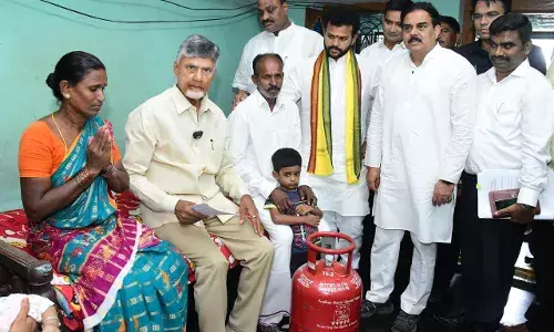 CM Naidu launches Deepam-2 scheme in Srikakulam, makes tea at beneficiary’s home