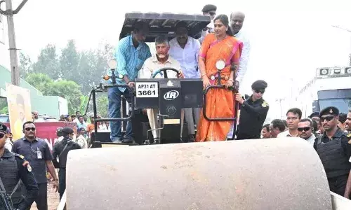 Andhra CM Chandrababu Naidu launches Rs 861 cr pothole-free roads mission