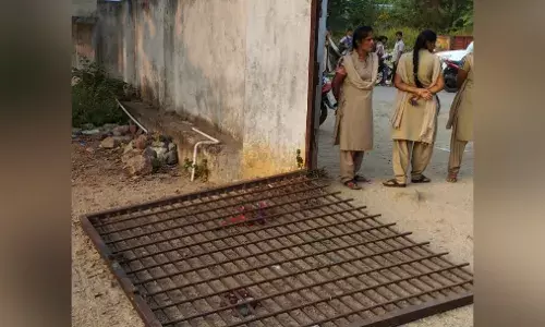 Class 1 student dies as iron gate at MPP School in Hayathnagar falls on him