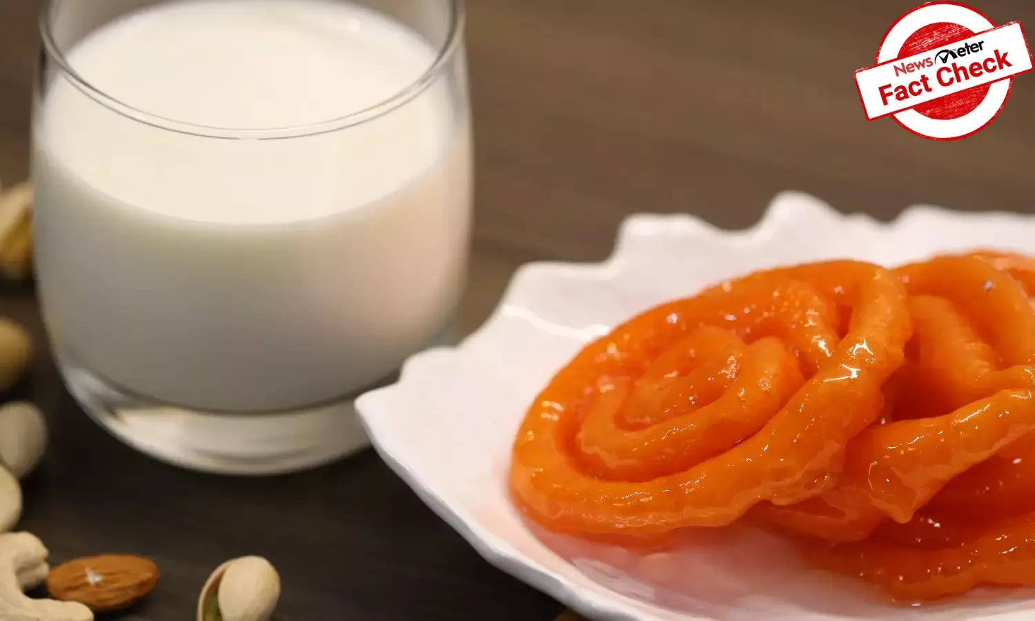 Jalebi-milk combo is not a migraine remedy; excess sugar levels can complicate condition