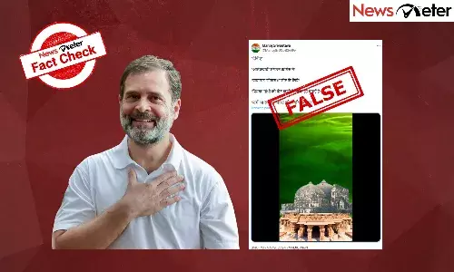 Fact Check: Rahul Gandhi pledged to replace Ram Mandir with Babri Masjid? No, viral posts are wrong