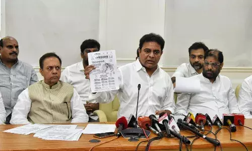 KTR asks PM Modi to act against āAMRUT scamā by Congress govt, files complaint