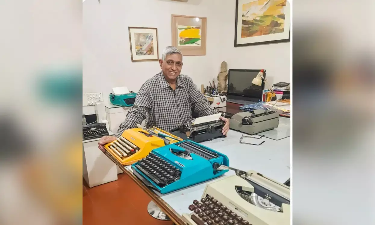 Key to past: Indore man collects 570 typewriters from across the world