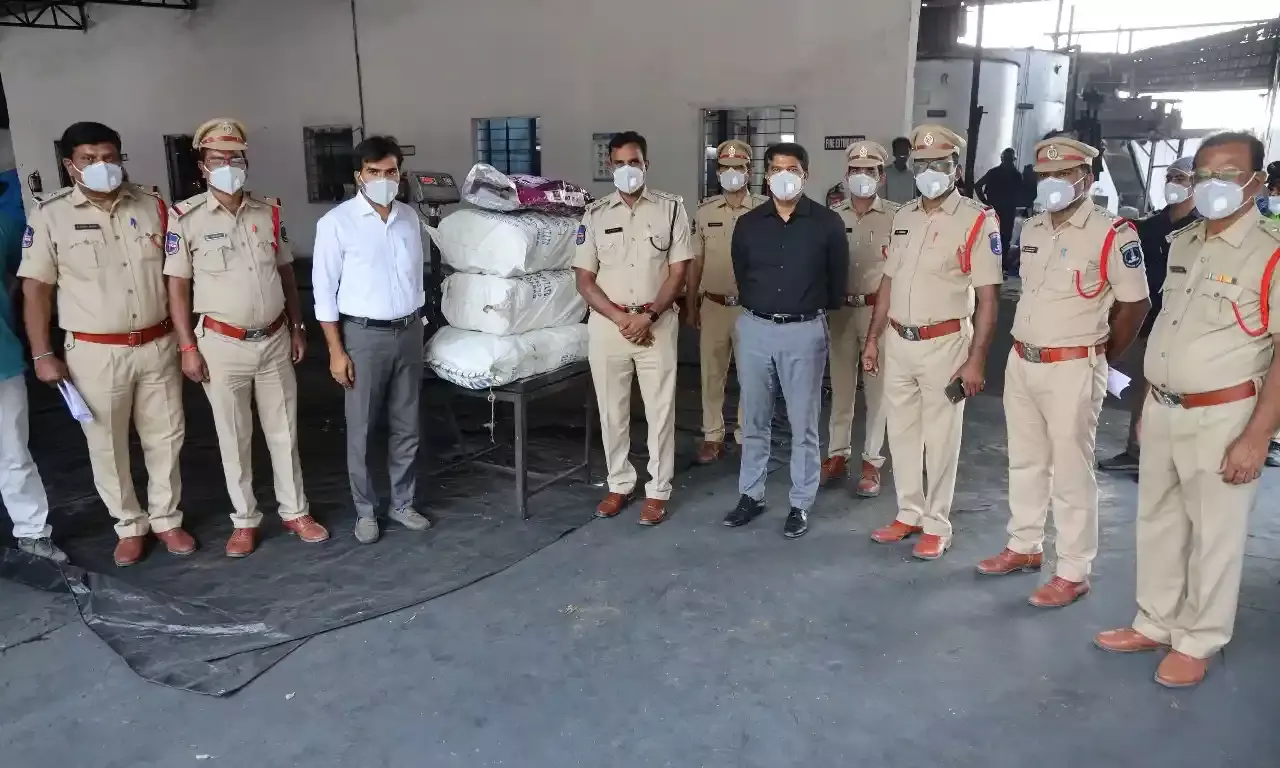 Ganja to LSD:  Cyberabad DDC destroys 2,380 kg drugs worth Rs 7.17 Cr