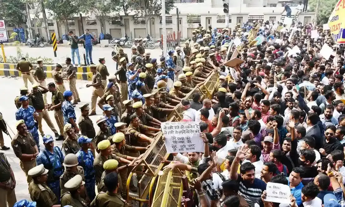 UPPSC stir: Coaching institute claims centre sealed over support to students; officials deny charge