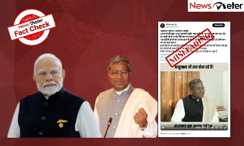 Fact Check: Babulal Marandi called out PM Modi for divisive politics? Here is the truth
