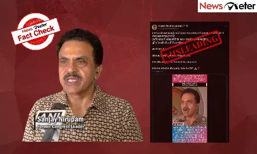 Fact Check: Did Sanjay Nirupam criticise Congress during Maharashtra Elections 2024? No, the video is old
