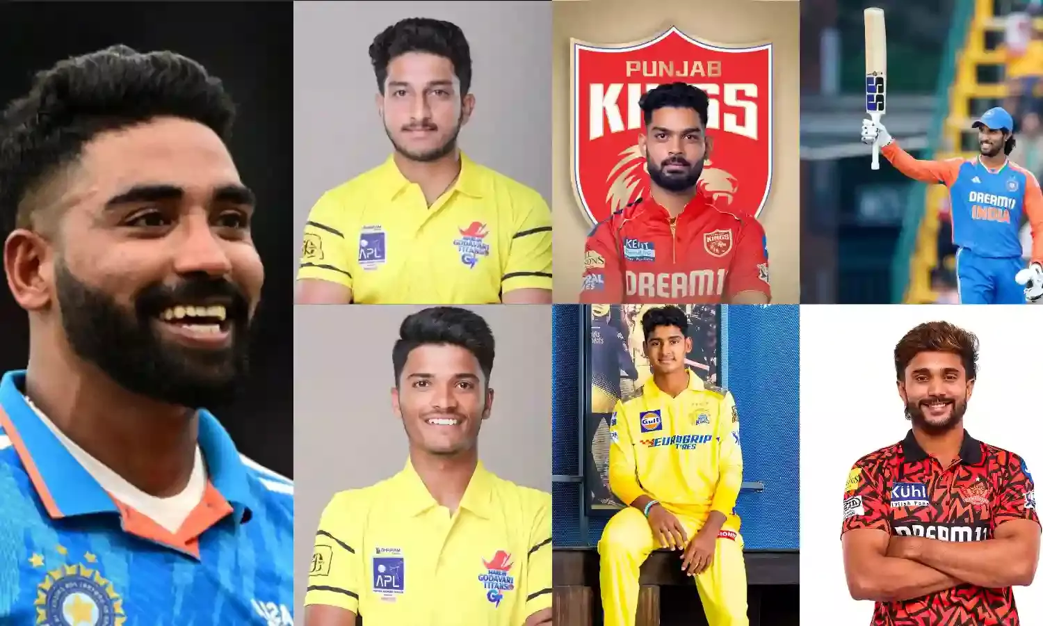 IPL auction 2025: 7 players from Andhra, Telangana picked up; Siraj moves to GT, Tilak retained by MI