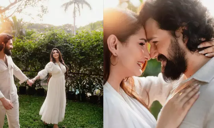 Nagarjunas son Akhil Akkineni gets engaged to Zainab Ravdjee