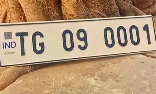 ` 0001, 0009, 9999ā¦:  RTO, Khairatabad earns Rs 52,52L  by auctioning fancy car registration numbers