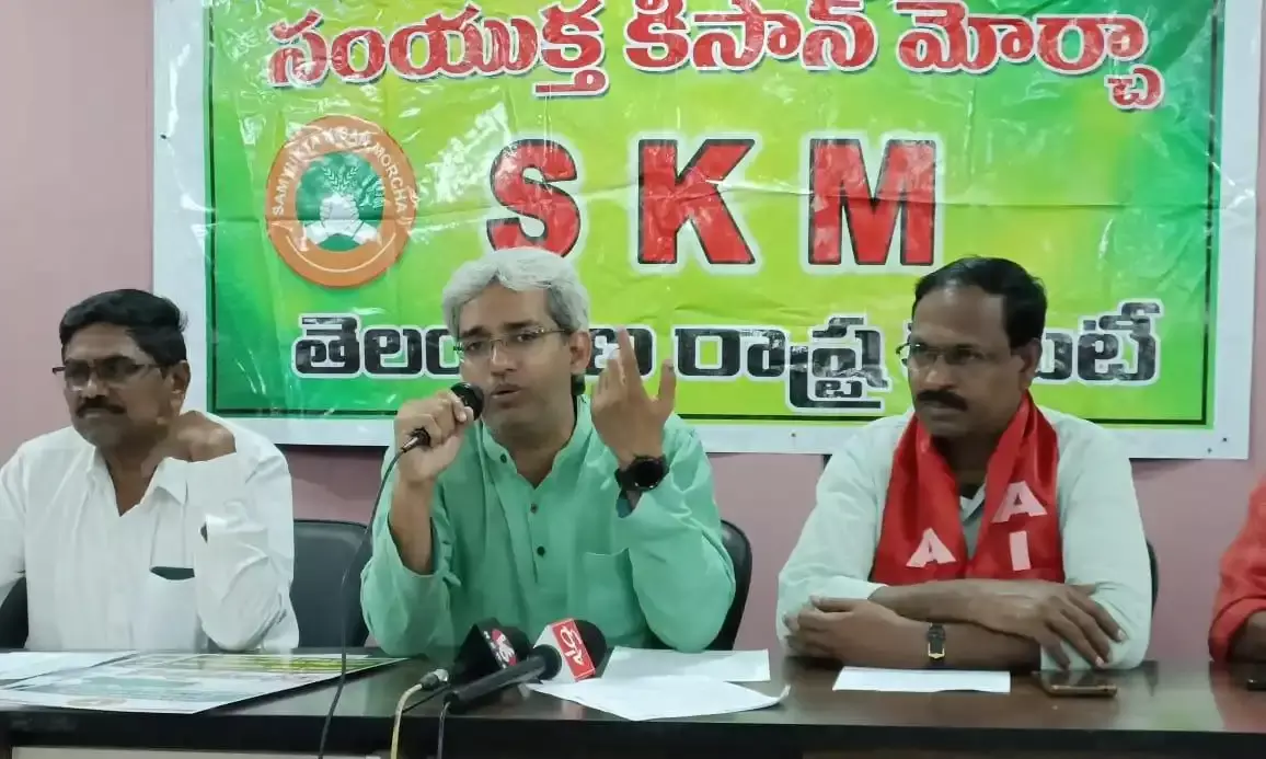 Telangana tenant farmers protest for state recognition, announce Praja Darbar on December 4