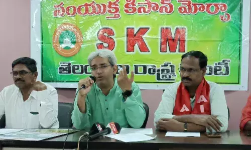 Telangana tenant farmers protest for state recognition, announce Praja Darbar on December 4