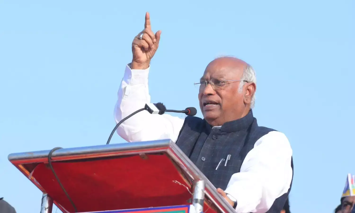 Mosque surveys: Kharge reminds BJP of RSS chief’s statement about temples