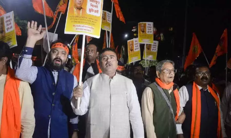 Suvendu threatens total suspension of exports to Bangladesh from Bengals land borders