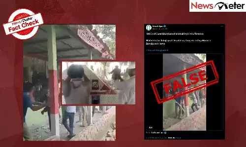 Fact Check: Muslims vandalise Hindu temple in Bangladesh? False, itās a Sufi shrine