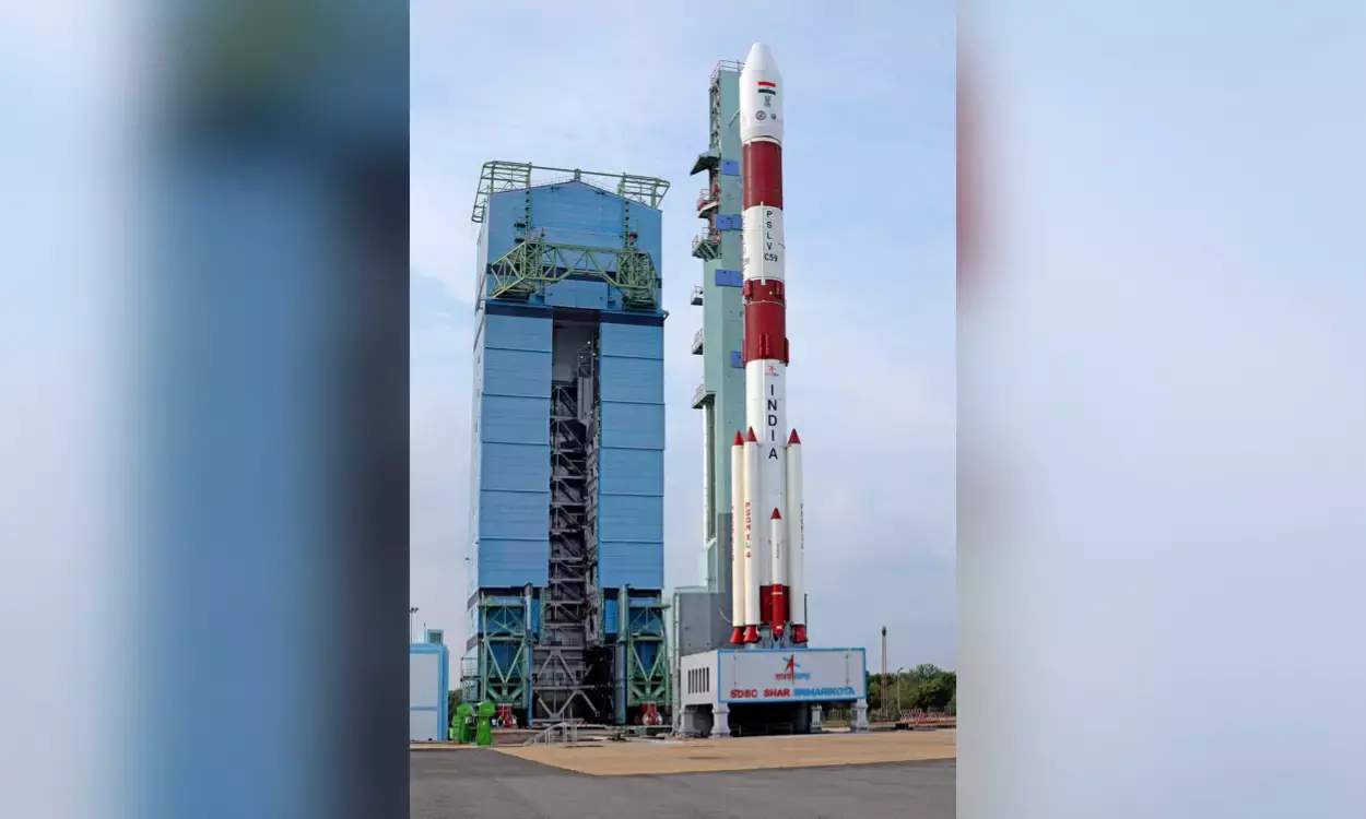 PSLV rocket with satellites of European Space Agency lifts off from Sriharikota