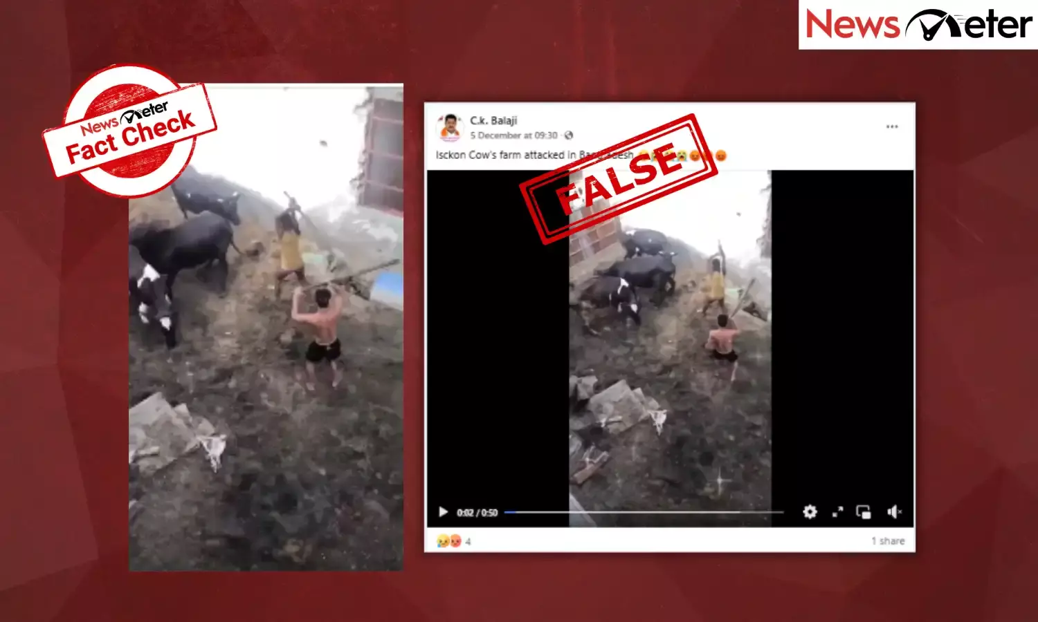 Fact Check: Cow assaulted at ISKCON farm in Bangladesh? No, video is from Jalandhar