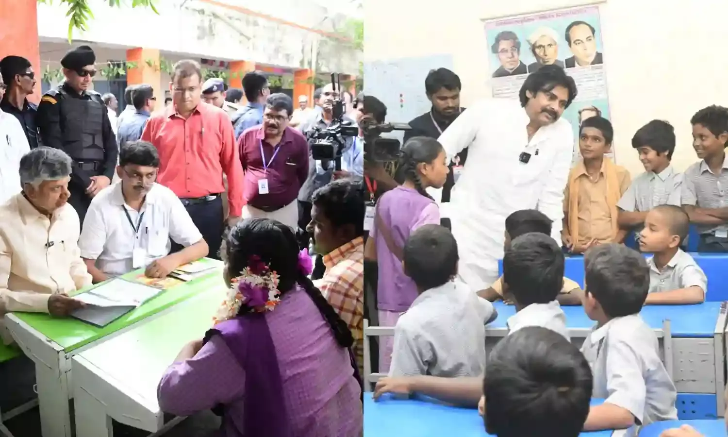 Mega parent-teacher meet in AP: 71 lakh parents attend; Naidu, Pawan Kalyan interact with students