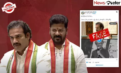 Fact Check: Congress MLA Ram Naik congratulates CM Revanth for fooling Telangana people? No, viral clip is edited