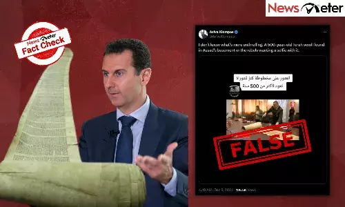 Fact Check: 500-year-old Torah scroll found in Bashar al-Assads basement in Syria? Heres the truth