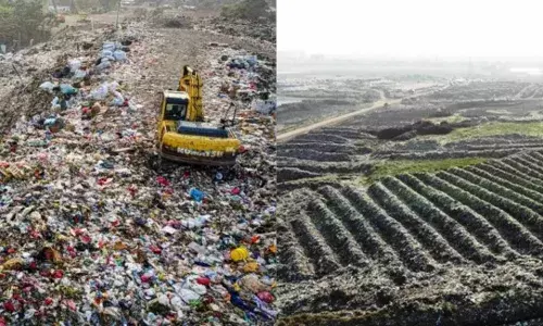 Chennai: Blue Planet reclaims 96 acres of land at Indiaās largest landfill in Perungudi
