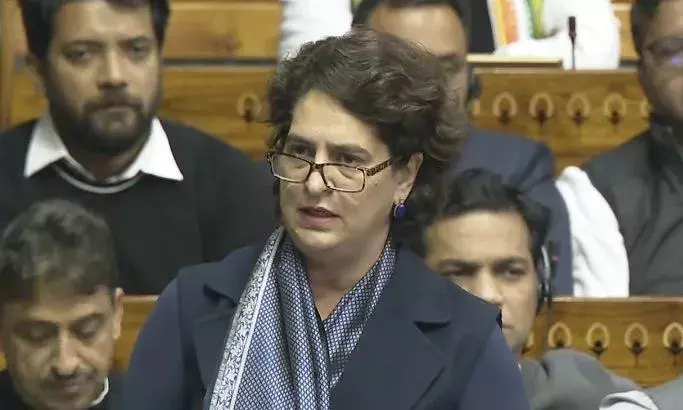 Priyanka slams govt for not providing relief package to Wayanad, says its playing politics