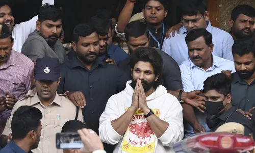 Allu Arjun didnt leave theatre despite being told about womans death: Hyderabad police