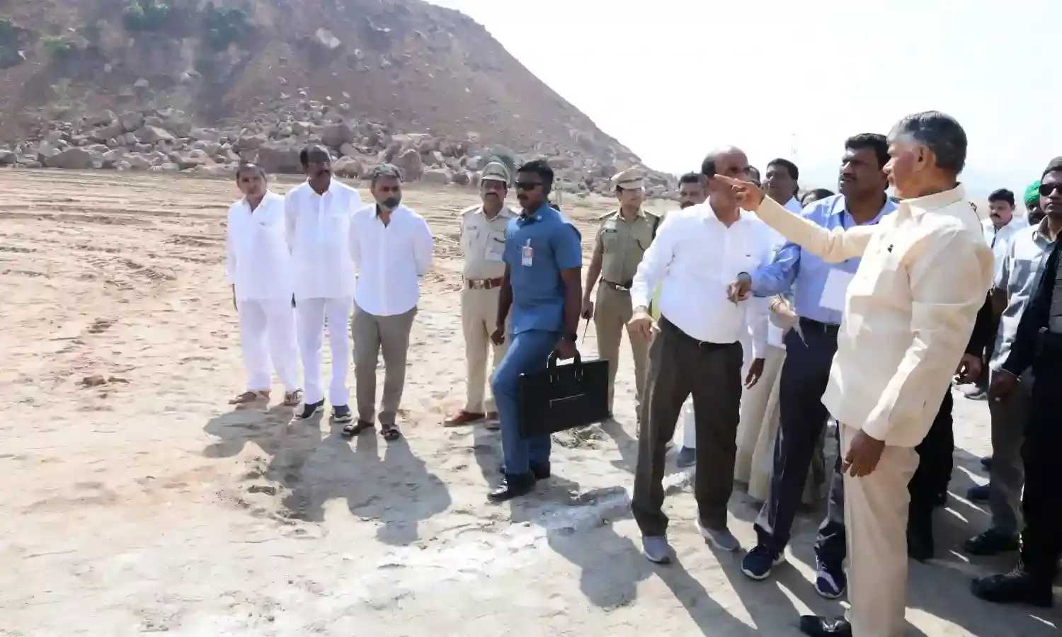 CM Naidu urges timely completion of Polavaram, calls it an iconic project