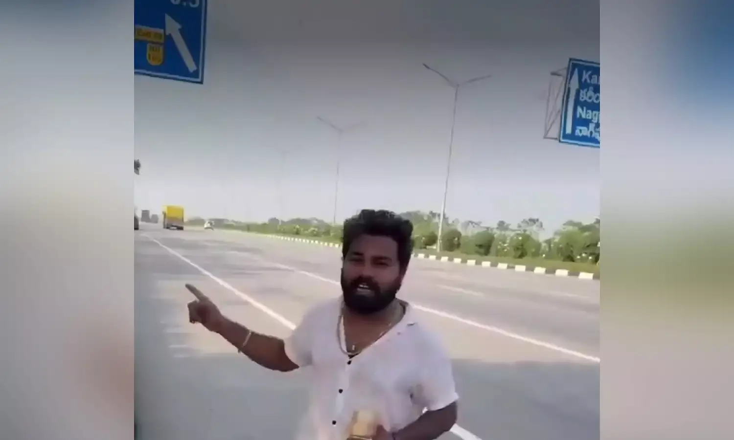 Social media influencer arrested for throwing cash on Hyderabad ORR