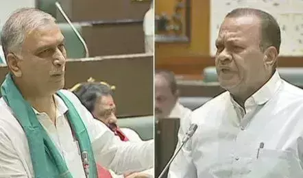 Assembly Winter Session: Fluoride, Musi pollution spark heated debate between Komatireddy, Harish Rao