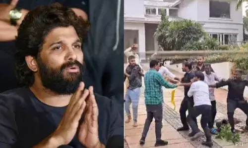 Security stepped up at actor Allu Arjuns home following vandalism; BRS attacks Cong govt