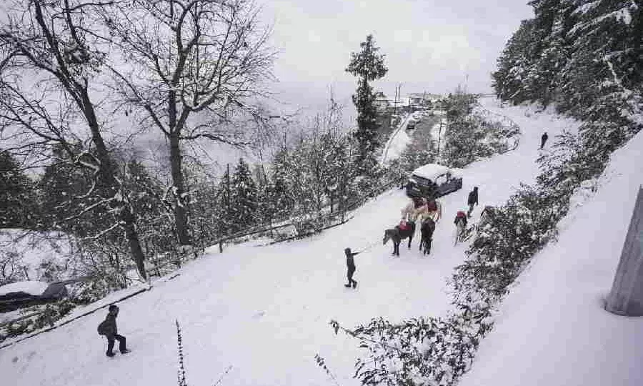 Snowfall in Himachal leads to closure of 226 roads