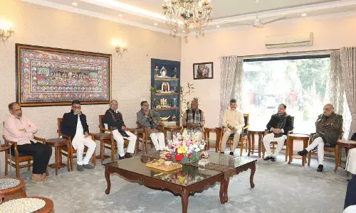 NDA leaders including Amit Shah, Chandrababu Naidu meet at BJP chiefs residence