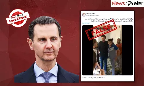 Fact Check: Did Bashar al-Assad visit his auntās home in Moscow? No, viral claim is false