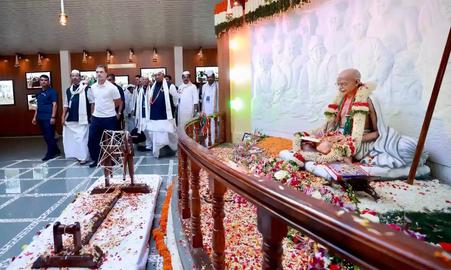 Mahatma Gandhis legacy under threat from those in power in Delhi: Sonia Gandhi