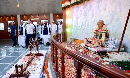 Mahatma Gandhis legacy under threat from those in power in Delhi: Sonia Gandhi