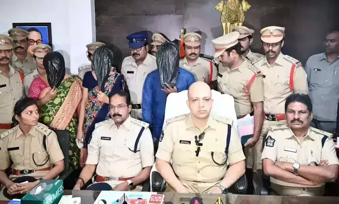 AP police crack case of dead body parcel used for property dispute intimidation