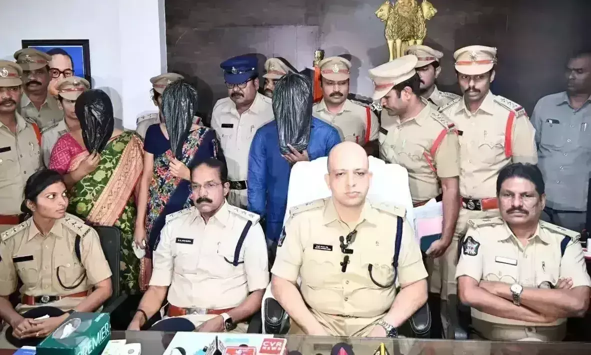 AP police crack case of dead body parcel used for property dispute intimidation